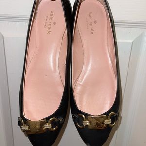 Black Kate spade flats